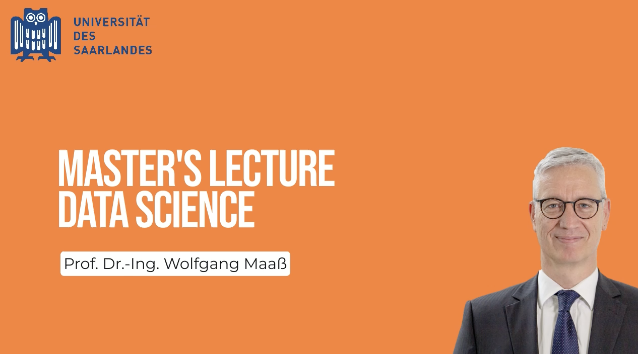 Image for Master’s Lecture on Data Science Summer Semester 2025